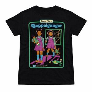 Creepy cute horror colorful graphic tee Weird Cute Twee vibes Retro 70s Style